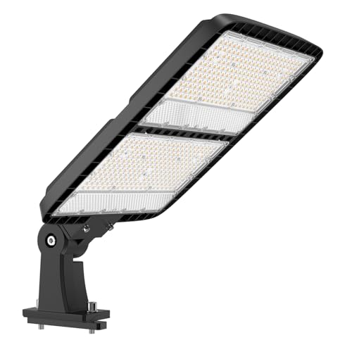 400W LED Parking Lot Light: 48000LM, 5000K Adjustable Arm Mount - size: 400W