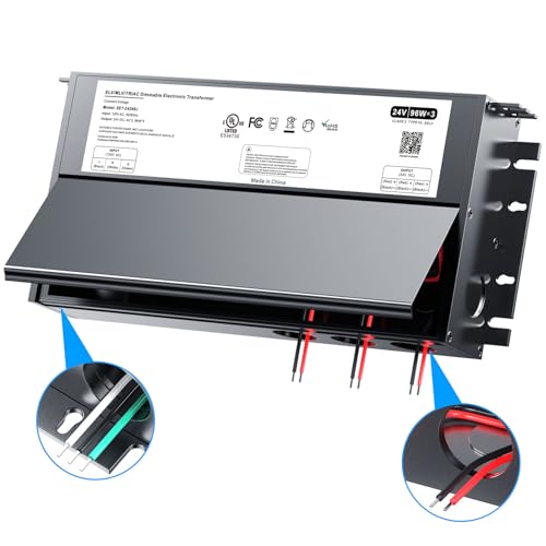 24V DC Dimmable LED Driver 288W, Triac/ELV/MLV AC to DC - size: 288W12V with junction box