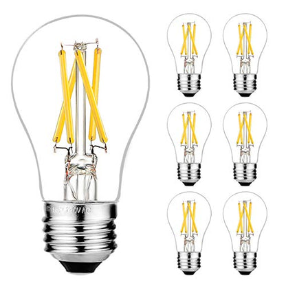 LiteHistory A15 E26 Led Bulb,6w=60 watt Light Bulbs,Dimmable,Daylight 5000K - color: Daylight 5000k