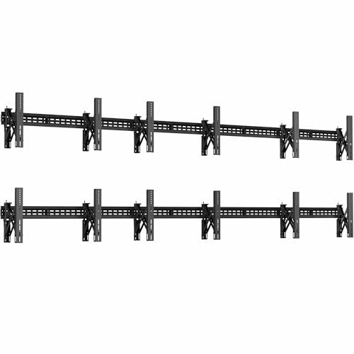 VIVO Black Pop-Out 2x3 Video Wall Mount for 37-65 in TVs, MOUNT-VW65-6 - size: 37" to 65" TVs, style: 2x3 mount