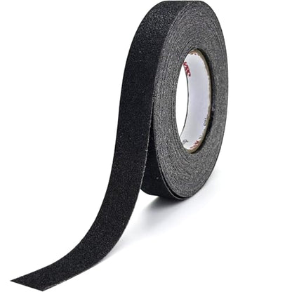 S&X Anti Slip Tape 1in x 60ft Grip Tape for Stairs, Ramps & Decks, Black - color: Black, size: 1" X 60'