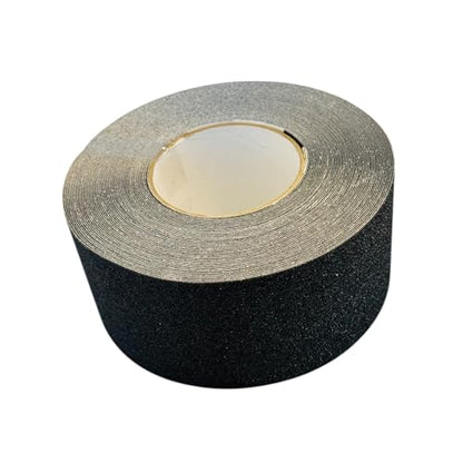 NST-20 Black Non-Skid Tape - Safety Way 60 Grit Anti Slip Traction Tape No Slip, 32 mil - 3” x 60' Pack of 1 ROLL - color: BLACK, size: 3" x 60'