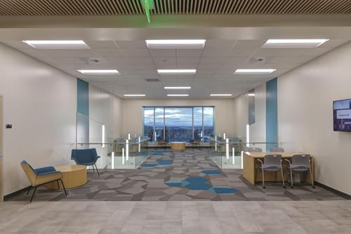 Lithonia Lighting 2x4 LED Troffer Light, 4000 Lumens, 4000K Cool White - color: 4000K, size: 2 ft x 4 ft, style: Standard