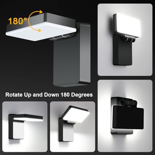 40W Modern Outdoor Wall Light, 360° Rotatable Neighbor-Friendly - size: 40W-5000K-1Pack