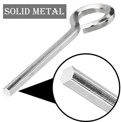 PAGOW 10 Pack 5/32" Standard Hex Dogging Key with Full Loop, Allen Wrench Door Key for Christmas Festival Party Decoration Hurricane Protection Push Bar Panic Exit Devices(0.84" x 2.78") - style: 10 Pack 5/32 inch