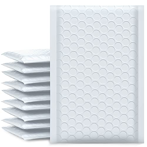 UCGOU Mini Bubble Mailers 3.5x6.5" Padded White 50 Pack Usable Size 3.5x5" - color: White, size: 3.5x6.5" 50PC