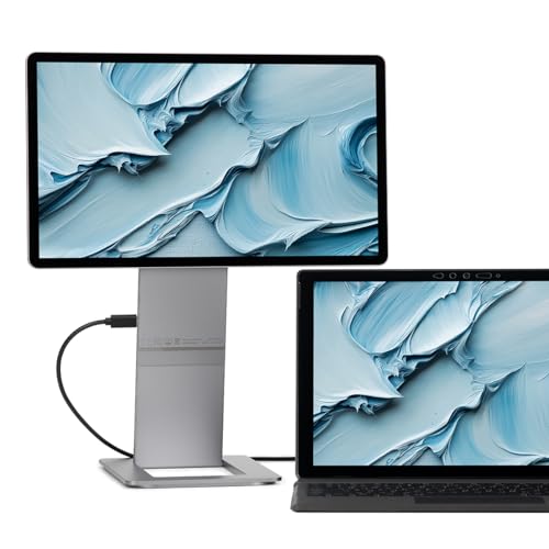 SOTSU FlipAction Touch 14" Portable Monitor | FHD IPS 10-Point Touchscreen | 400 Nits | 100% sRGB | Rotatable | Robust & Lightweight | Tempered Glass | USB-C & Mini HDMI | for Windows, Android & DeX - color: Metallic Gray Touch