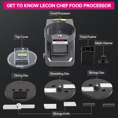 3 in 1 Electric Food Processor Vegetable Dicer Chopper