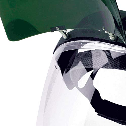 Sellstrom DP4 Anti-Fog Clear Tint Face Shield & Flip-Up IR Visor ANSI Z87.1 - style: Shade 5 Infrared Visor