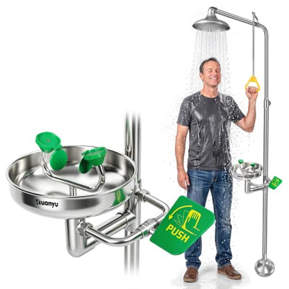 Huanyu Emergency Shower and Eye Wash Station OSHA Approved Eyewash Station