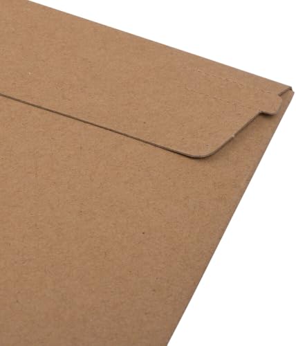 JAM PAPER Stay-Flat Photo Mailer Envelopes with Peel & Seal Closure - 17 x 21 - Brown Kraft - 2 Rigid Mailers/Pack - color: 2/Pack, size: 17" x 21"