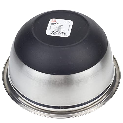 Chef Craft Select Mixing Bowl, 5 quart, Stainless Steel - size: 5 quart