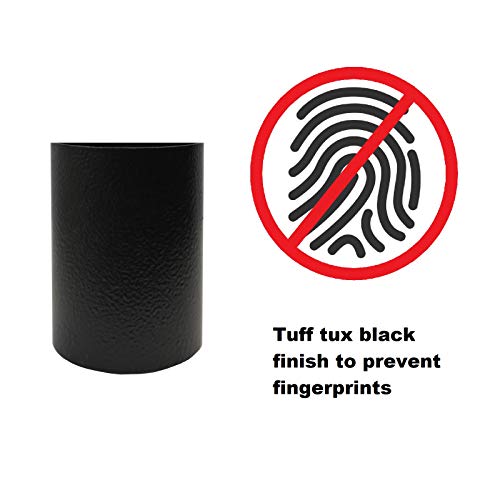 2 pcs Package Retractable Wall Barriers, 156" Belt in Tuff Tex Black Finished - color: Caution-do Not Enter