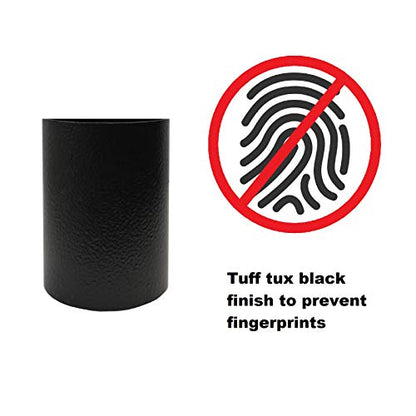 2 pcs Package Retractable Wall Barriers, 156" Belt in Tuff Tex Black Finished - color: Caution-do Not Enter