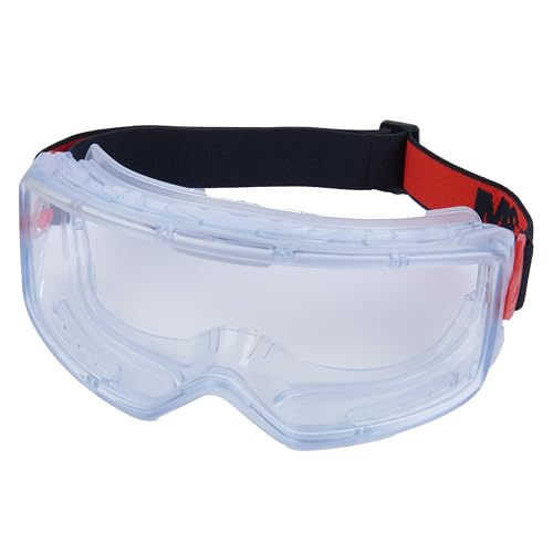 3M GoggleGear Eye Protective Goggle 3000 Series, Clear Scotchgard Anti-Fog/Anti-Scratch Lens, Premium Cloth Strap, PVC Shroud, 1 Pair, GG3101-SGAF, ANSI Z87.1, CSA Z94.3, D3 D4 Rating - style: Premium Cloth Strap/Pvc Shroud