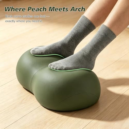 Foot Rest Under Desk, Ergonomic Memory Foam Under Desk Footrest - color: Soft Sage