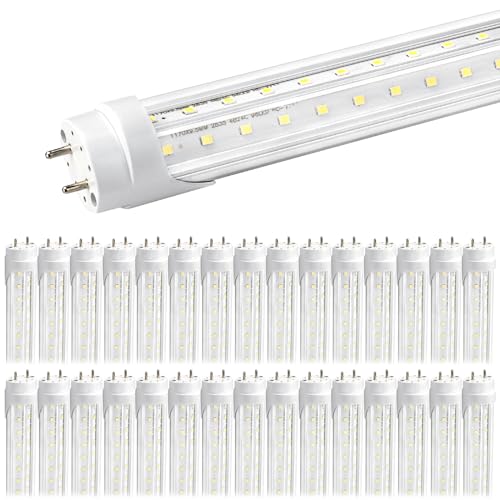T8 LED Bulbs 4 Foot, 30 Pack 36W 4680LM 5000K Daylight White Type B - size: 30 Pack