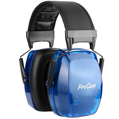 ProCase SNR33dB Noise Reduction Ear Muffs, Adult Hearing Protection - color: Crystalnavy