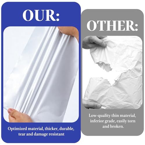 100Pcs Poly Mailers 9x12Inch Adhesive Sealing Envelopes,Mailing Envelopes for Clothing,Mailing Bags for clothing, books and accessories, Waterproof - size: 9*12