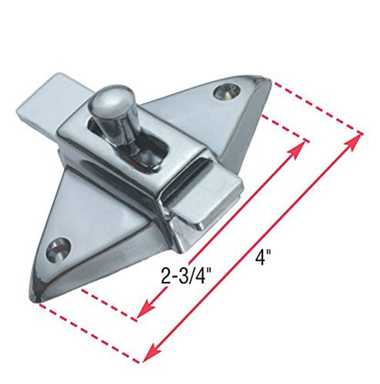 Harris Hardware TP2100 Cast Zamac Outswing Toilet Door Set for 1" Doors - size: 1 in. Outswing