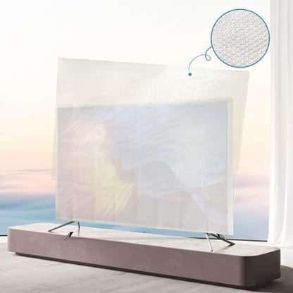Foam Flat Screen TV Cover and Bubble TV Protective Cover, Fits Up to 65" TV