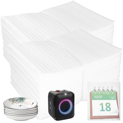 100 Pack Packing Foam Pouches,12 x14IN Shockproof Cushioning Protection - size: 12X14IN-100PCS