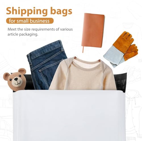 Metronic Poly Mailers 19x24 1000PC Shipping Bags for Clothes Small Business - color: White, size: 19x24 1000PC