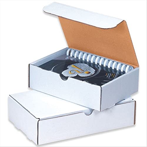 Box USA Mailer Boxes Small 10"L x 10"W x 4"H 50-Pack - Corrugated Cardboard Box for Shipping, Moving, Mailing, Packing, Packaging and Storage - size: 10x10x4" 50-Pack White