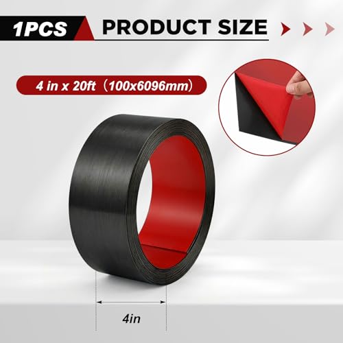 1 Pack 4 x 240 Inch Stainless Steel Kick Plate, Black - color: Black, size: 4 x 240 Inch