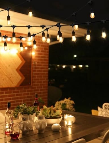 Svater Outdoor String Lights LED 36 FT S14 Commercial Grade Waterproof ETL - size: 36FT