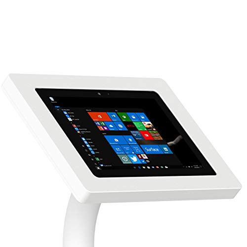 VidaMount White Enclosure and Floor Stand [Bundle] Compatible with Surface Go, Go 2, Go 3 & Go 4 - color: White, size: Surface Go, Go 2, Go 3 & Go 4