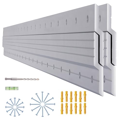 AENTGIU 41-inch French Cleat Hanger Heavy Duty 500 Lbs, 2-Pairs, Aluminum - size: 41 inch, 2 Pair(4 Pcs)