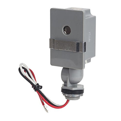 nsi Industries TORK RKP203 Outdoor 120-Volt Swivel Mount Photocontrol with Light Adjustment Bar - Controls Lighting Dusk to Dawn - Compatible with Incandescent/Compact Fluorescent/Halogen/LED