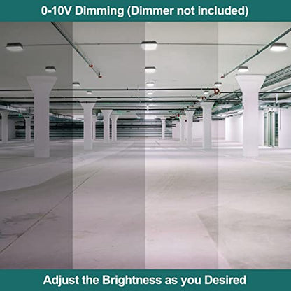 kadision 80W LED Canopy Light Outdoor, 8800LM 0-10V Dimmable