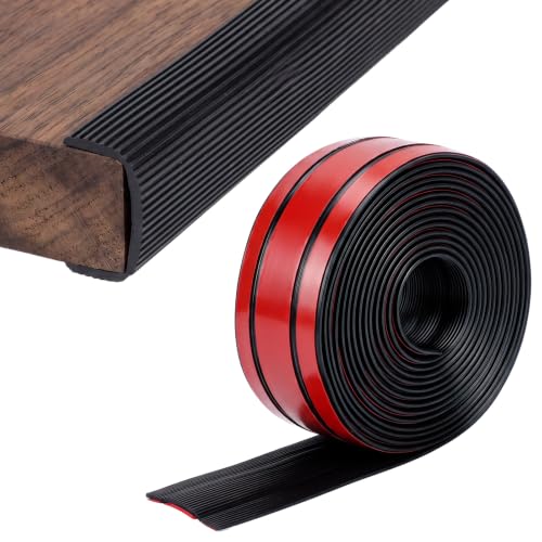 3/4 Inch Rubber Edge Trim 10ft Self-Adhesive U Channel Edge Strip - size: 10ft，3/4 Inch