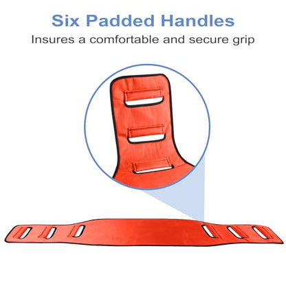 Transfer Belt Transfer Sling Padded Gait Belts with Seniors Patient Lift - color: Orange 2