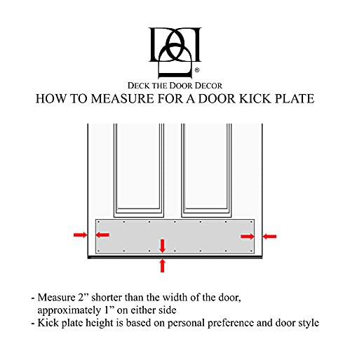 Door Kick Plate, 6x30 in, Satin Black, Adhesive - color: Satin Black, size: 6x30"