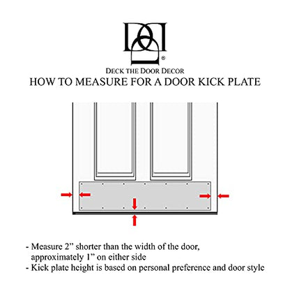 Door Kick Plate, 6x30 in, Satin Black, Magnetic - color: Satin Black, size: 6" x 30"