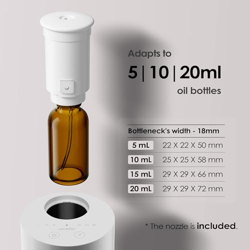 Airversa AN6 Waterless Essential Oil Diffuser Starter Kit, White - color: Classic White