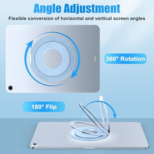 Universal Tablet Mount Ring Holder Stand for iPad - color: Blue