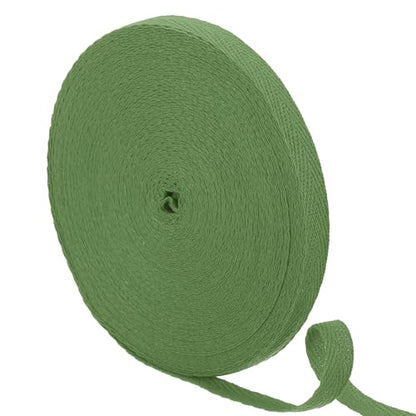 uxcell 23 Yards Cotton Twill Tape, 3/8-inch Herringbone Webbing Ribbon Bias Binding Tapes for Clothes Sewing, DIY Crafting (Blue Green) - color: Blue Green, size: 3/8-inch