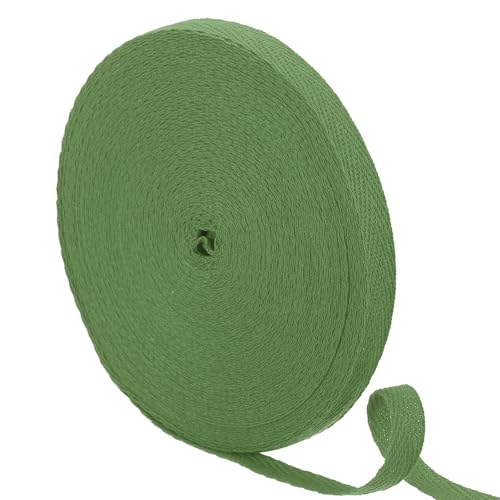 uxcell 23 Yards Cotton Twill Tape, 3/8-inch Herringbone Webbing Ribbon Bias Binding Tapes for Clothes Sewing, DIY Crafting (Blue Green) - color: Blue Green, size: 3/8-inch
