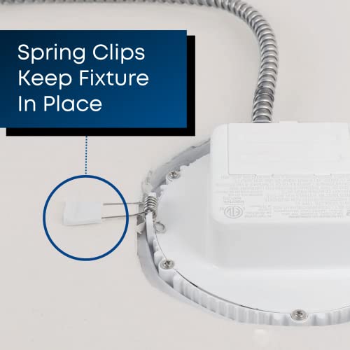 Feit Electric 5/6in LED Canless Recessed Downlight, 75W Eq, - style: 5/6 Inch