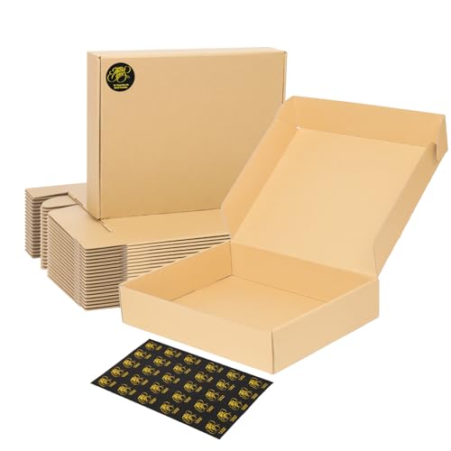 Shipping Boxes Medium 10x8x2 Inches, 40 Pack Brown Corrugated Cardboard Mailer Boxes for Packaging Small Business Mailing Gift - color: Brown, size: 10x8x2"-40 Pack