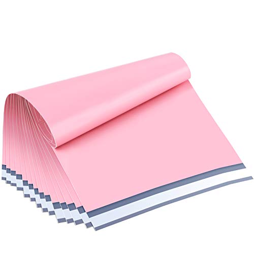 UCGOU Poly Mailers 24x24 Inch Light Pink 50 Pack Extra Large Shipping Bags Strong Thick Mailing Envelopes Self Seal Adhesive Waterproof and Tear Proof Boutique Postal for Clothing Quilt and More - size: 24x24" 50PC