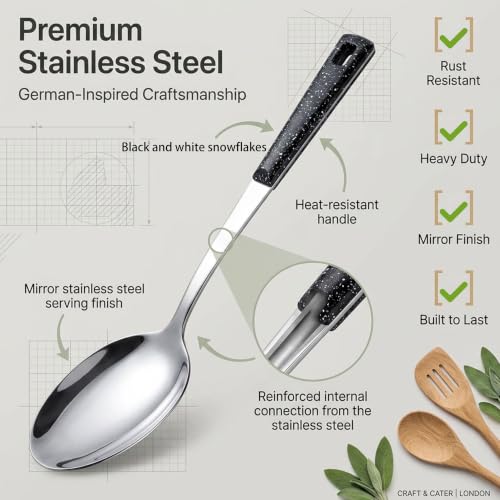 16-Piece Stainless Steel Buffet Serving Set - color: 16 pack Serving Sets