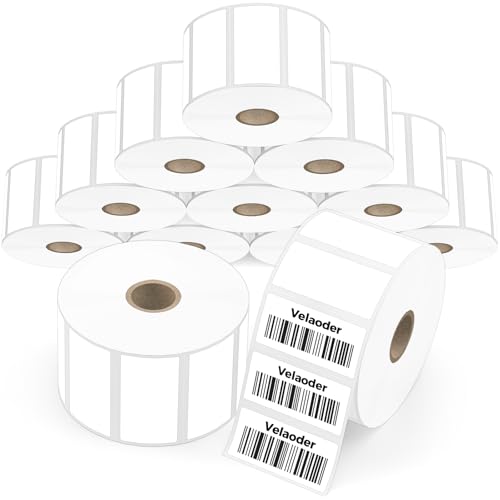 12 Rolls 2" x 1" Direct Thermal Labels for Shipping Address Barcode Mailing - size: 2" x 1"