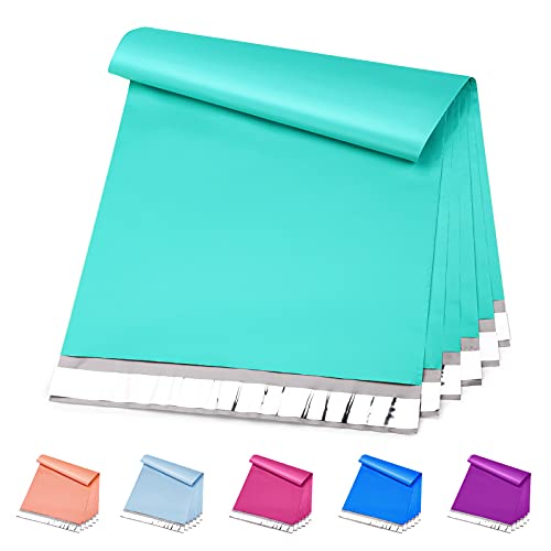Metronic Poly Mailers 12x15.5 200 Pack, Large Shipping Bags for Clothes - color: Teal, size: 12X15.5 200PC