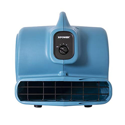 XPOWER P-600A Pro 1/3HP 2600 CFM Centrifugal Air Mover, Carpet Dryer, Floor Fan, Blower, for Water Damage Restoration, Janitorial, Plumbing, Home Use