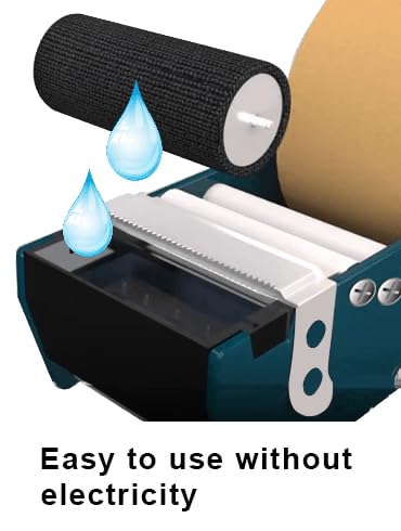 excell ET-377 Excell Gummed Paper Tape Dispenser: 3" wide, Blue